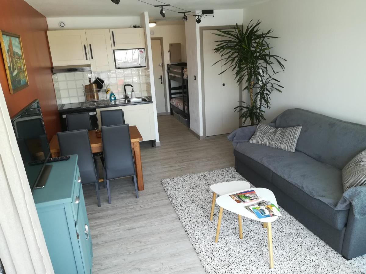 Studio Cabine Vue Port Avec Parking Prive, Piscine, Parc, Boulodrome Agde Exterior foto